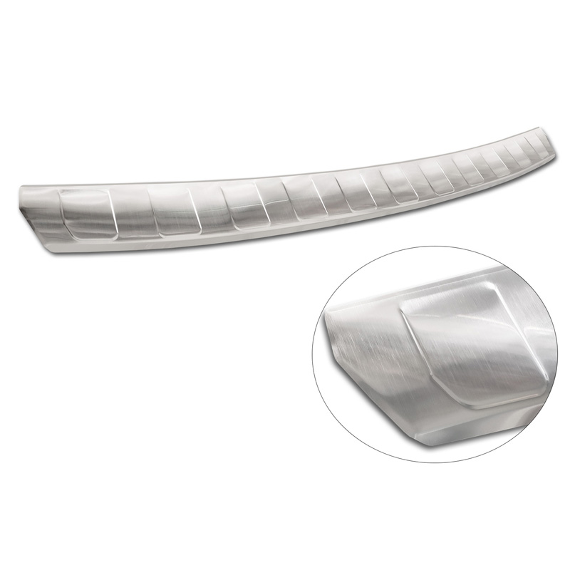 Stainless Steel Rear bumper protector  Citroën C5 X 2021- 'Ribs'