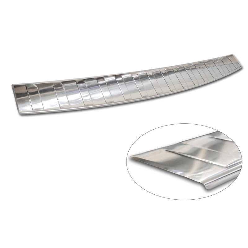 Stainless Steel Rear bumper protector  Mercedes EQE SUV (X294) 2022- 'Ribs'