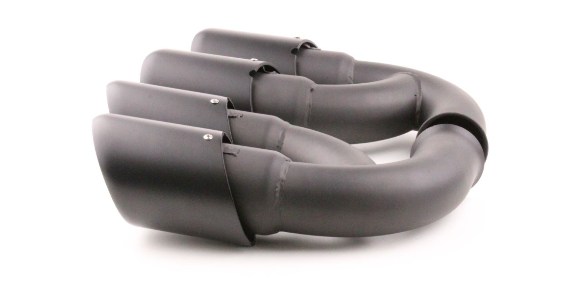 Exhaust tips Porsche Cayenne 958 92A Facelift GTS Look 14-17