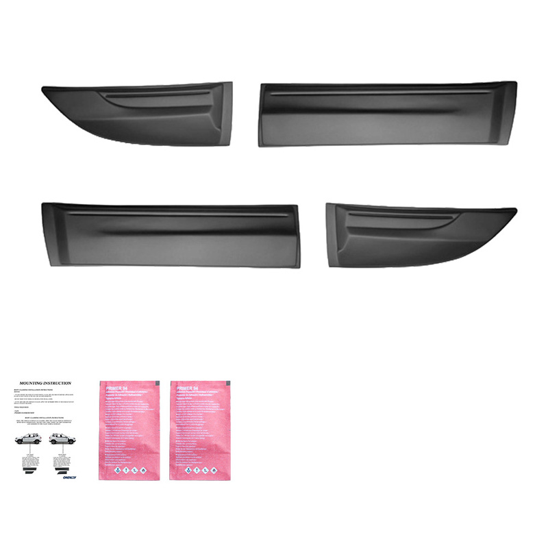 Deurpanelen  Mitsubishi L200 Triton 4 2007-2014 - Matzwart