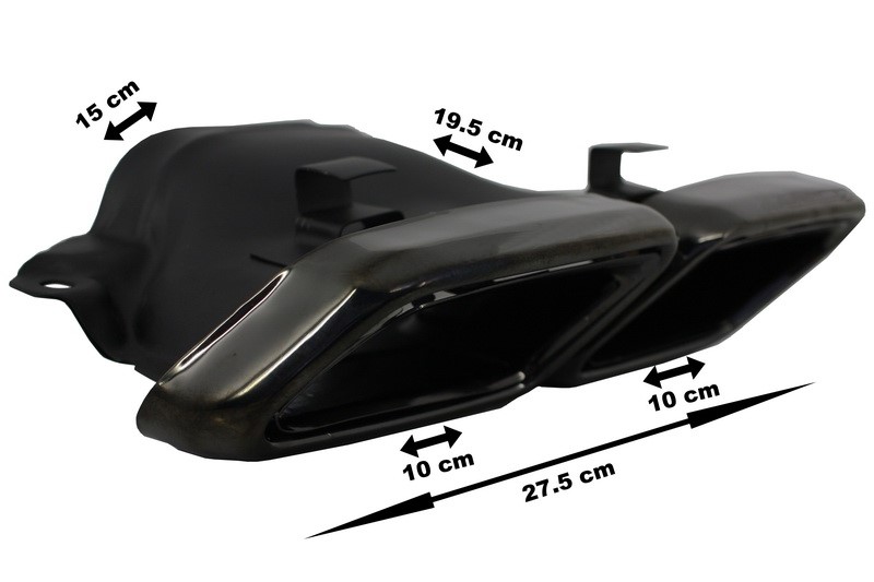 Exhaust Muffler Tips suitable for MERCEDES S-Class W222 E-Class W212 S212 Facelift CLS W218 SL-Class R231 E63 S63 SL65 A-Design