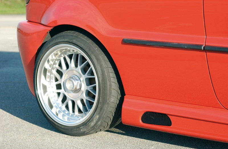Zijskirts VW Polo 6N Rieger met uitsnede