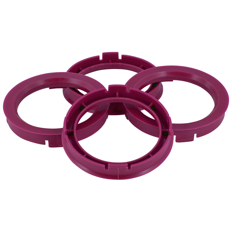 Set TPI Hub Centric Rings - 74.1->66.1mm - Purple