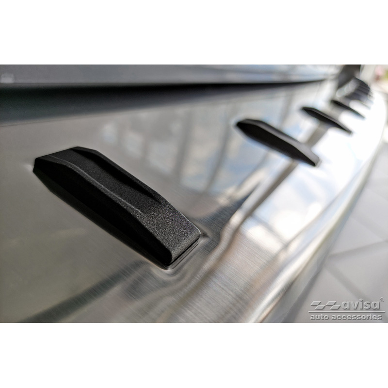 Stainless Steel Rear bumper protector  Citroën Space Tourer & Jumpy 2016- / Peugeot Traveller & Expert 2016- / Toyota Proace Verso 2016- / Opel Vivaro & Zafira Life 2019- 'STRONG EDITION'
