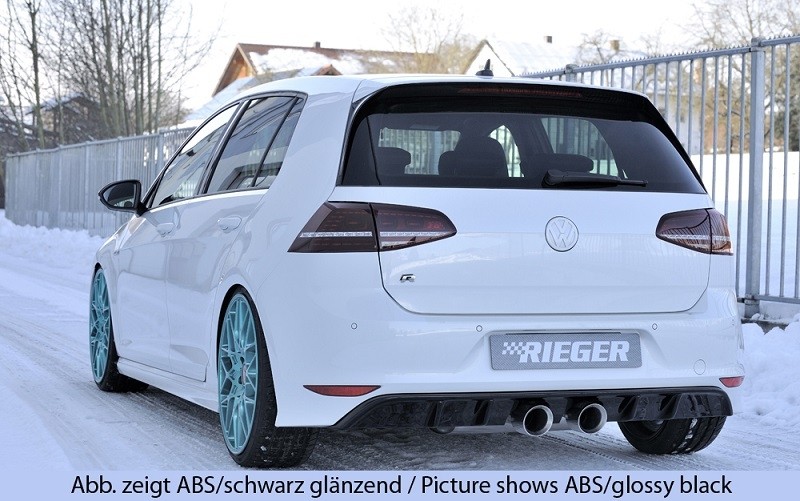 Achterbumper Diffusor Rieger VW Golf R VII