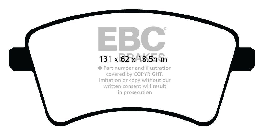 EBC Brakes RENAULT Kangoo 1.6 2008-.. Remblokken voorzijde