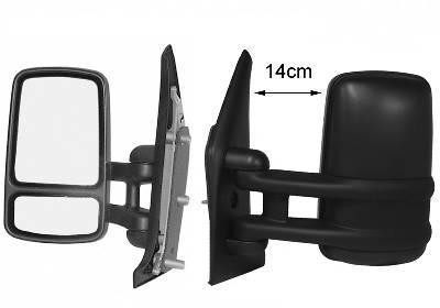 spiegel, arm 14 cm, links Renault Master, 1998 -2003