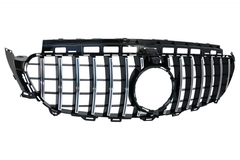 Grill Mercedes Benz E-Class W213 S213 C238 (2016+) GT-R Panamericana Design Chroom met 360 Camera