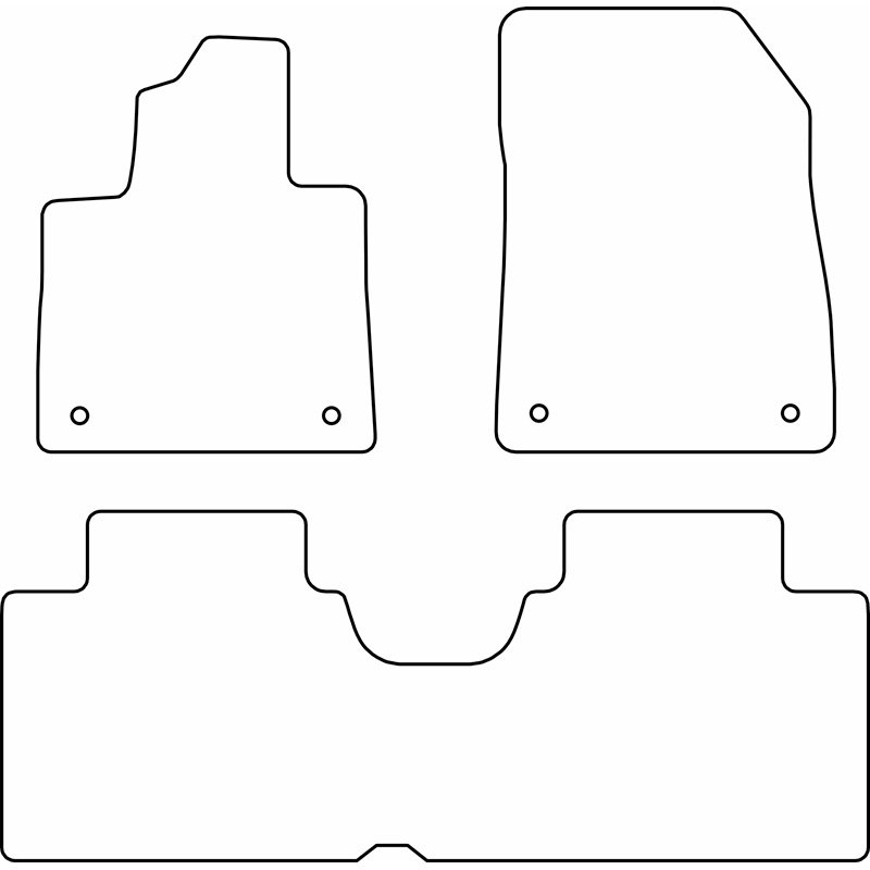 Set velour car mats  Smart #1 EV 2022-