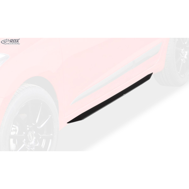 Side skirts 'Slim'  Hyundai i20 GB 2014- (ABS glossy black)