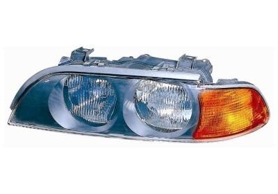 koplamp, Hella, H7+HB3, oranje knipper, rechts,-09/2000 BMW 5 se