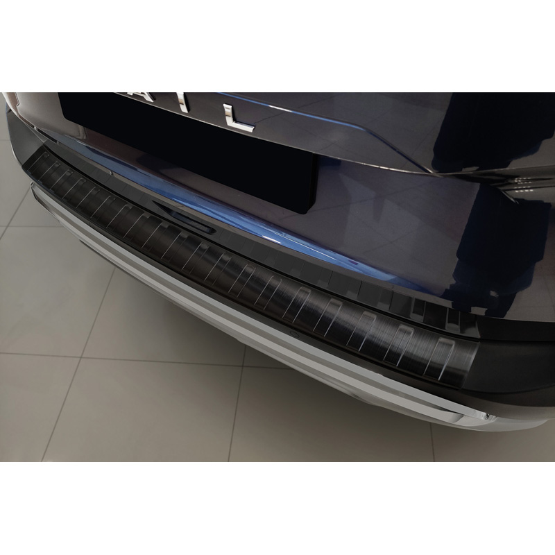 Zwart RVS Achterbumperprotector  Nissan X-Trail IV (T33) 2021- 'Ribs'