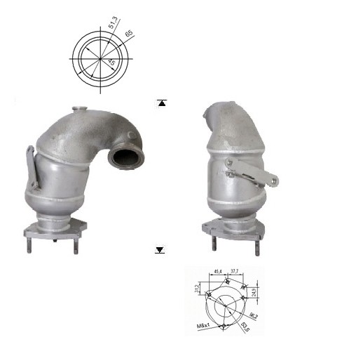 Fiat STILO 1.9TD JTD 8V 1910 cc 66 Kw / 90 cv 192B5000 Magnaflow