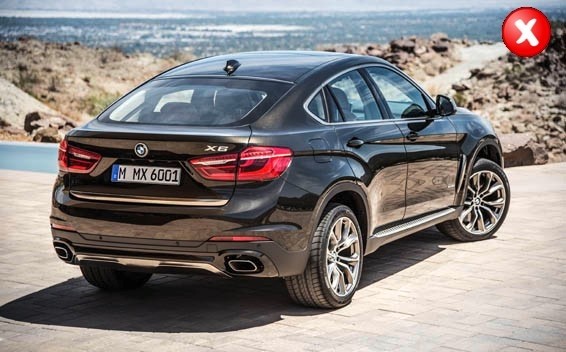 Diffusor Spoiler BMW X6 F16 V8 Design M-Tech Style
