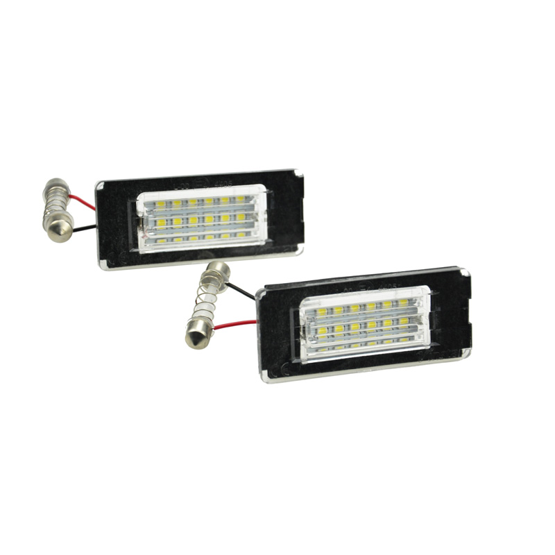 Set LED Nummerplaatverlichting  Mini One/Cooper/S/Cabrio/Coupe/Roadster R56/R57/R58/R59 2006-2014