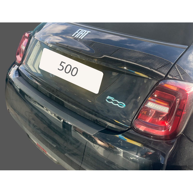 ABS Rear bumper protector  Fiat 500e 2020- Black