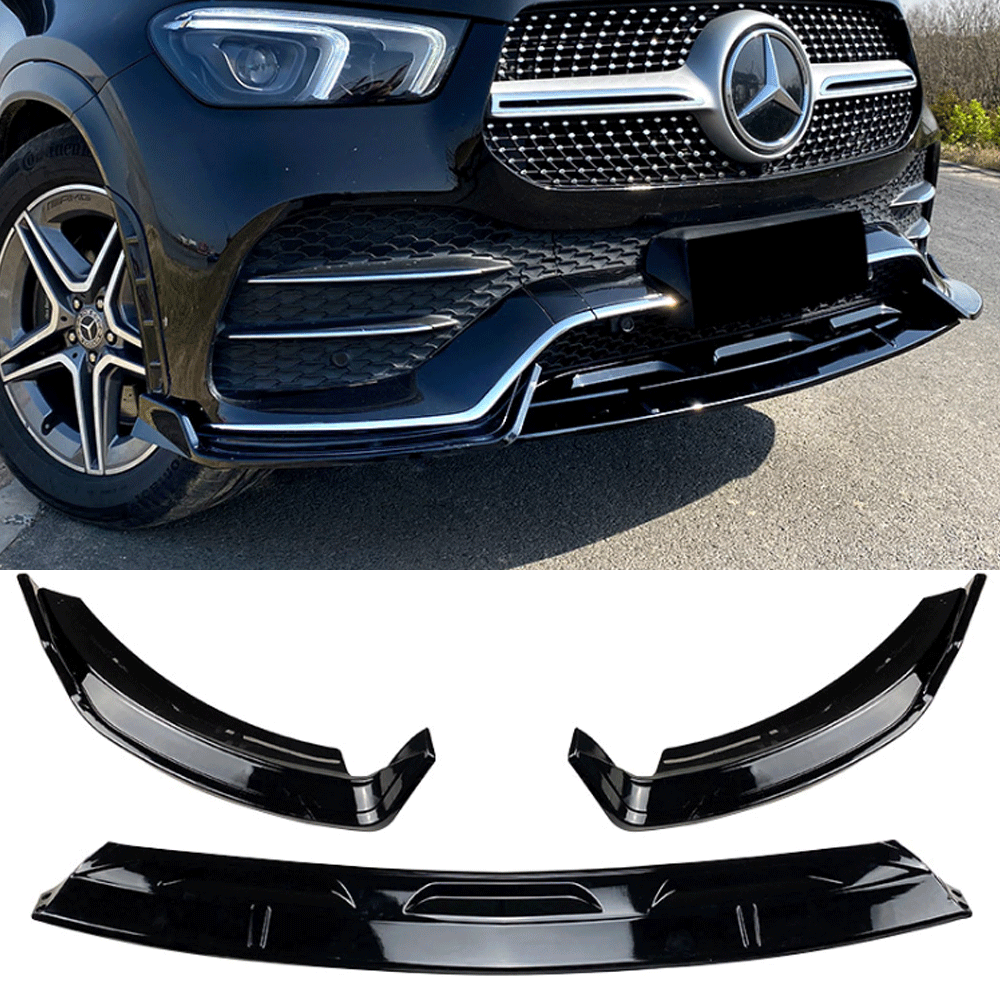 Voorspoiler Mercedes GLE W167 AMG Line Glans Zwart