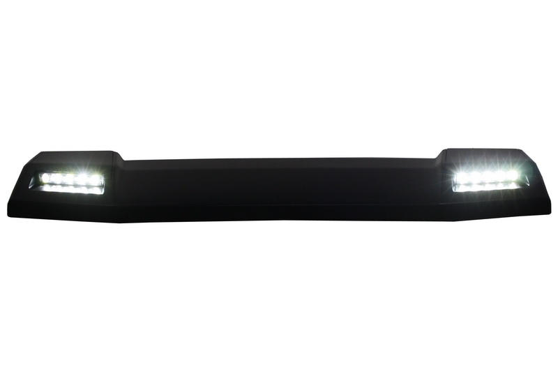 Dakspoiler Voorzijde Mercedes W463 G-Klasse 89-18 LED 6X6 Design