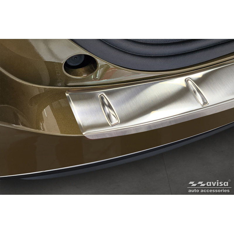 Stainless Steel Rear bumper protector  Skoda Kodiaq II (PS7) 2024- 'Ribs'