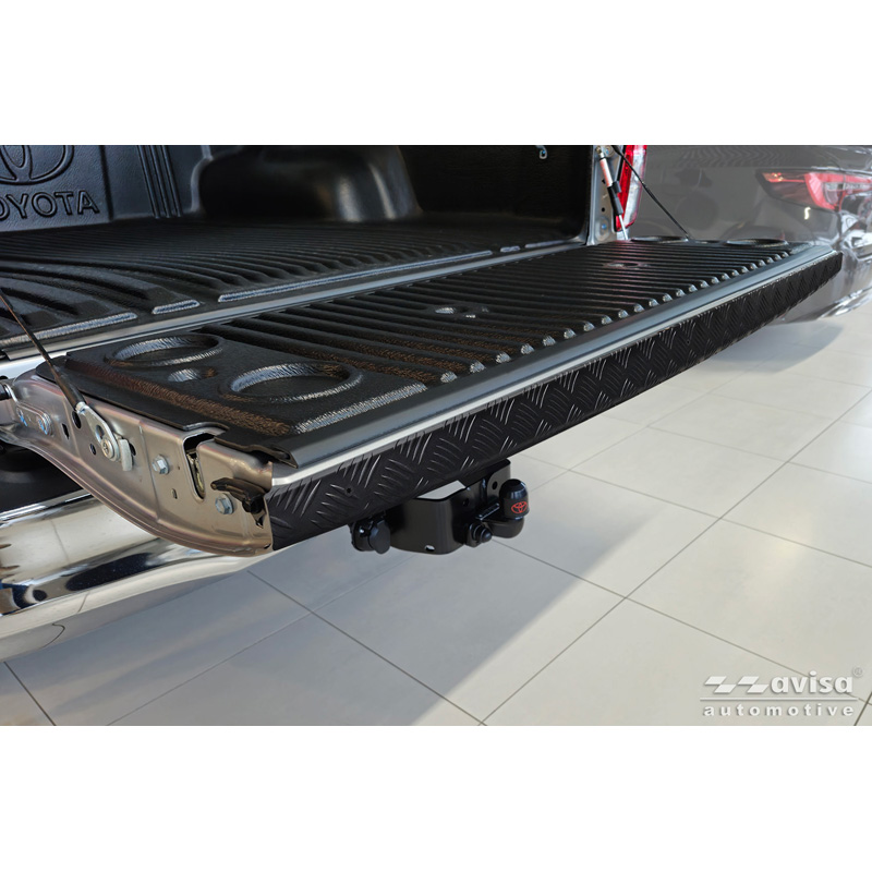 Avisa Aluminium Tailgate protector  Toyota Hilux VIII Facelift 2020- - Black