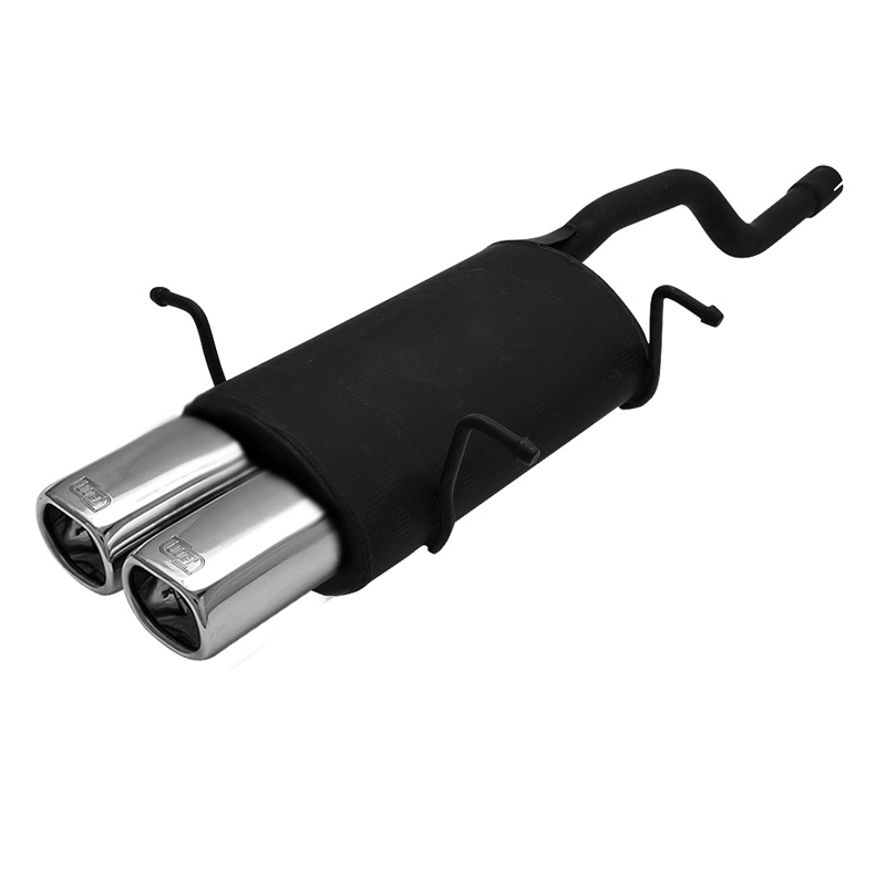 Sport exhaust  Suzuki Swift II HB 1.0i 37/39/41kW/1.3i 47/50/52/54kW 1989-2005 2x 80x65mm