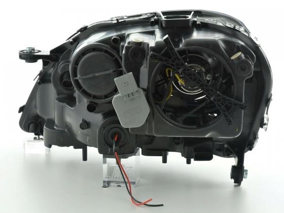Headlights Mercedes M-class devil eyes dayline black