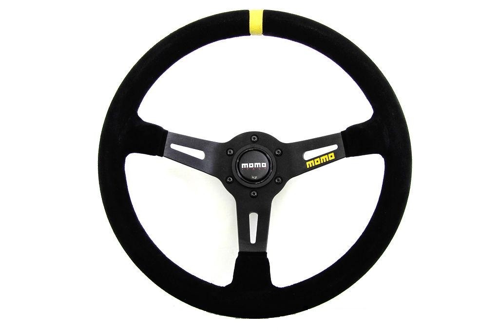 Sportstuur MOMO 350MM Model 8 Suede, zwart