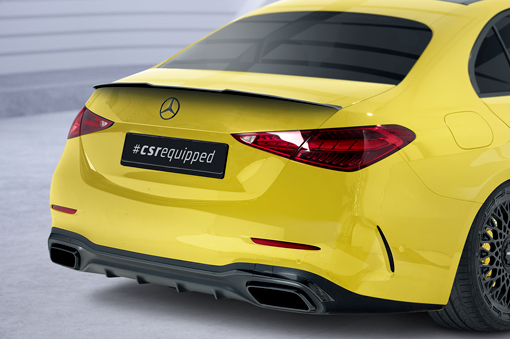 Spoiler Mercedes C Klasse W206 AMG Pakket CSR Glans Zwart