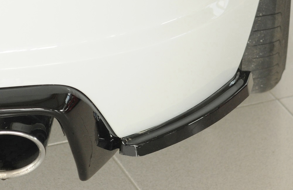 Zijdiffuser Audi TT S-Line / TTS Rieger Glans Zwart