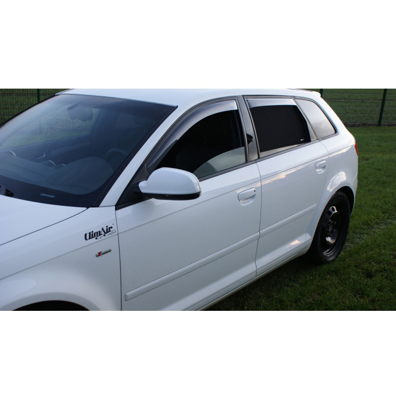 Window Visors Clear  Ford Fiesta 3 doors 2008-2017
