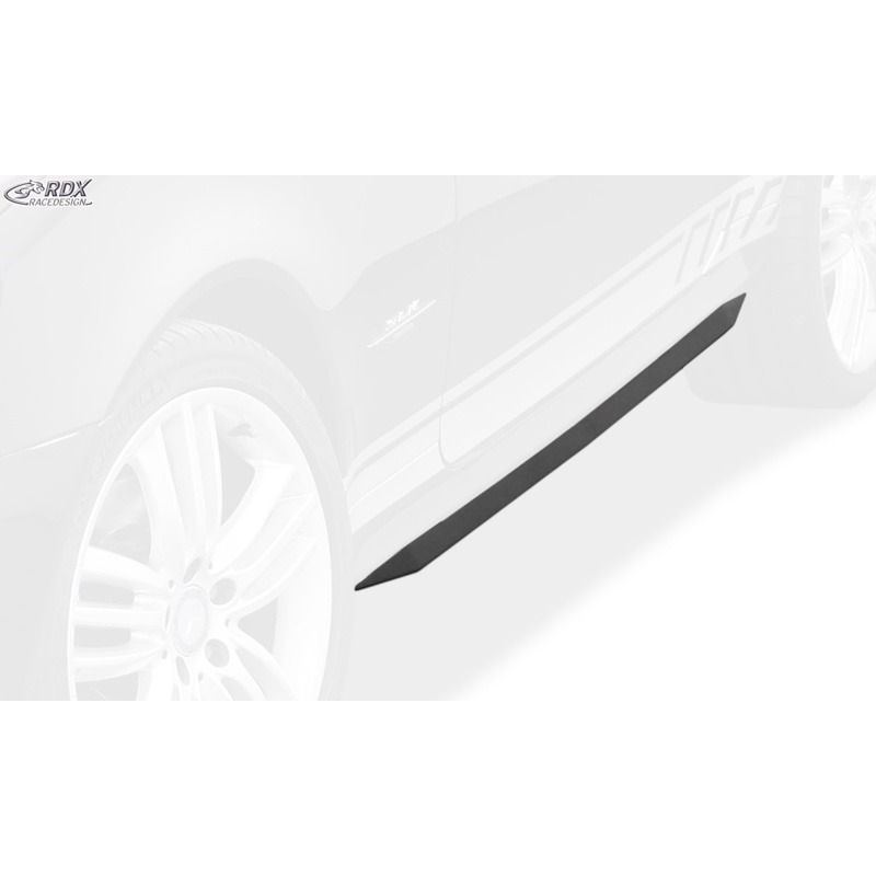 Side skirts 'Slim'  Mercedes SLK R171 (ABS glossy black)