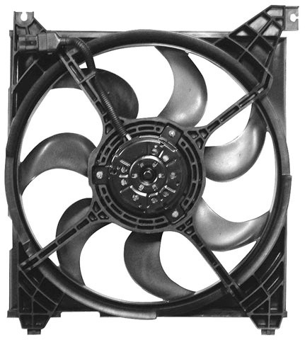 Radiator FAN SANTA FE 00-06 2.0CrdI2.42.7 MAN. +/-AC