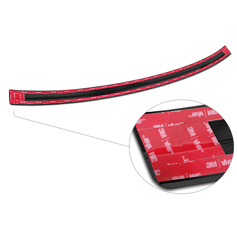 Zwart RVS Achterbumperprotector  Audi Q5 Sportback 2020- incl. S-Line