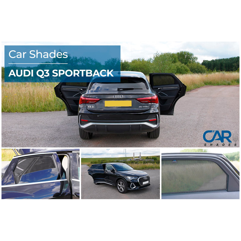 Set Car Shades (rear side doors)  Audi Q3 (F3N) Sportback 2019- (2-pieces)