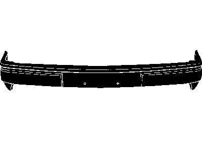 voorbumper, met chroom strip Ford Fiësta, 1989-1995