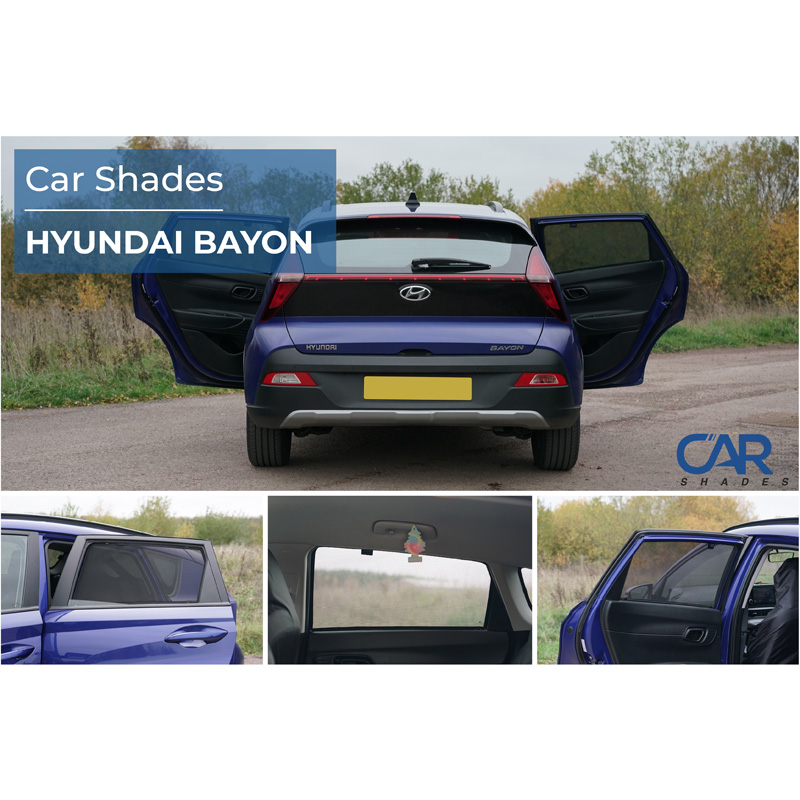 Set Car Shades (rear side doors)  Hyundai Bayon (BC3) 2021- (2-pieces)