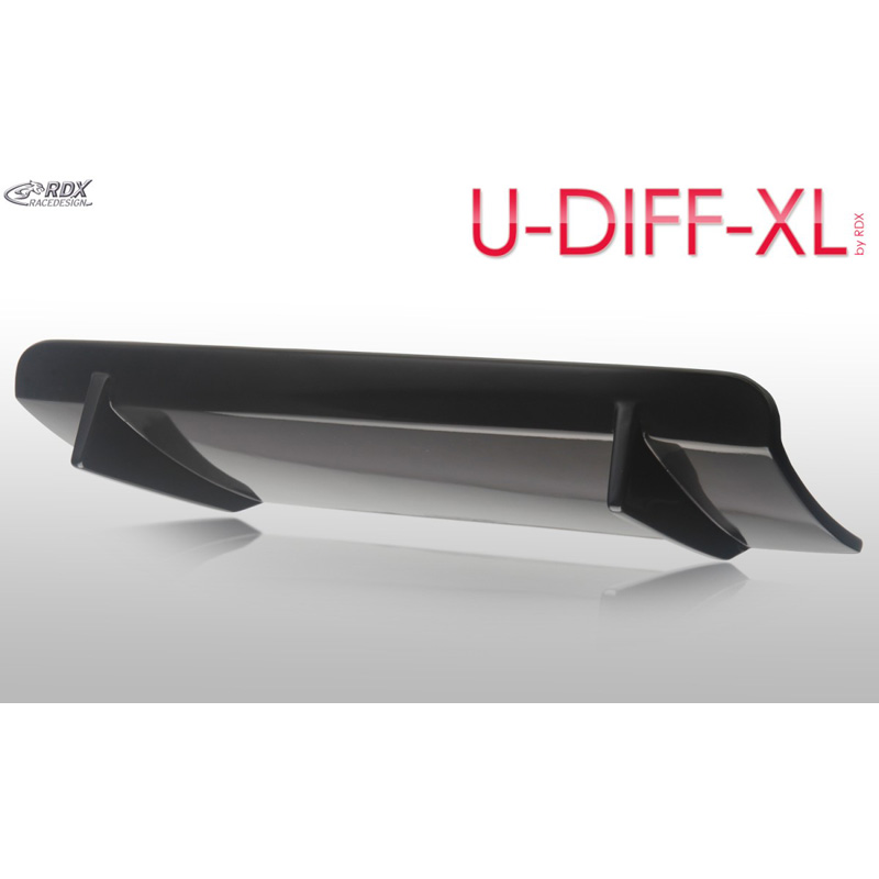 Rear bumper skirt 'Diffusor U-Diff XL'  BMW 5-Series F07 GT 2009- (PU)