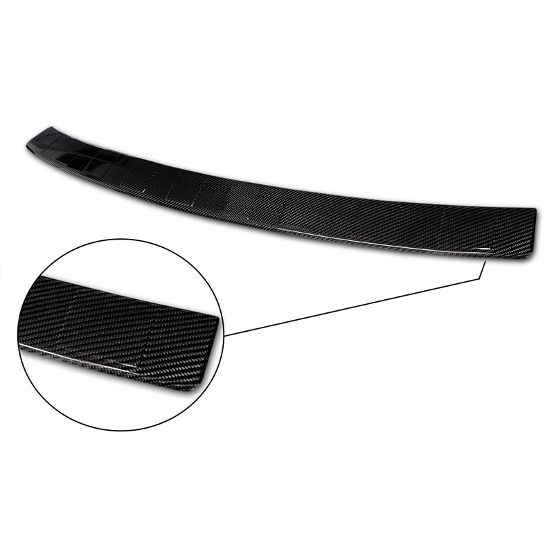 Echt 3D Carbon Achterbumperprotector  Ford Kuga III ST-Line/Vignale/Hybrid 2019-2024 & FL 2024- 'Ribs'