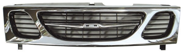 Radiator Grill SAAB9-3 99-03 Chroom/ZWART