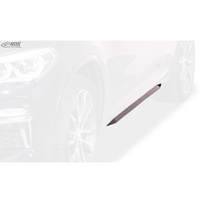 Side skirts 'Slim'  BMW X3 (G01) 2017- & X4 (G02) 2018- (ABS glossy black)