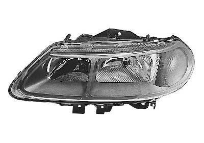 koplamp, H7+H7, elektr verstelb, rechts, 07/1998-Renault Laguna,