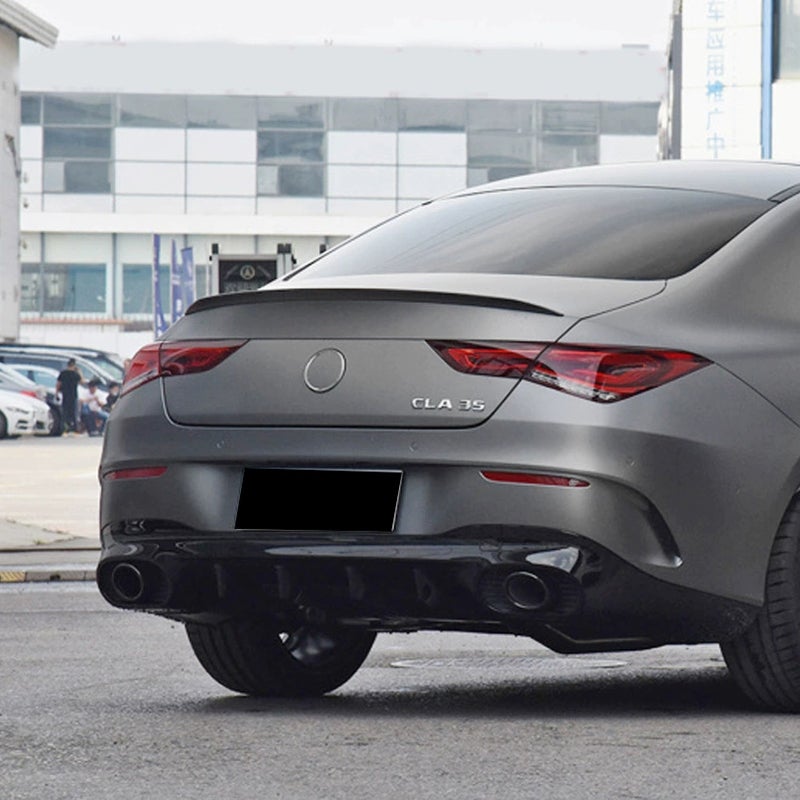 Rear spoiler  Mercedes CLA C118 Coupe 2019-2025 (ABS Glossy Black)