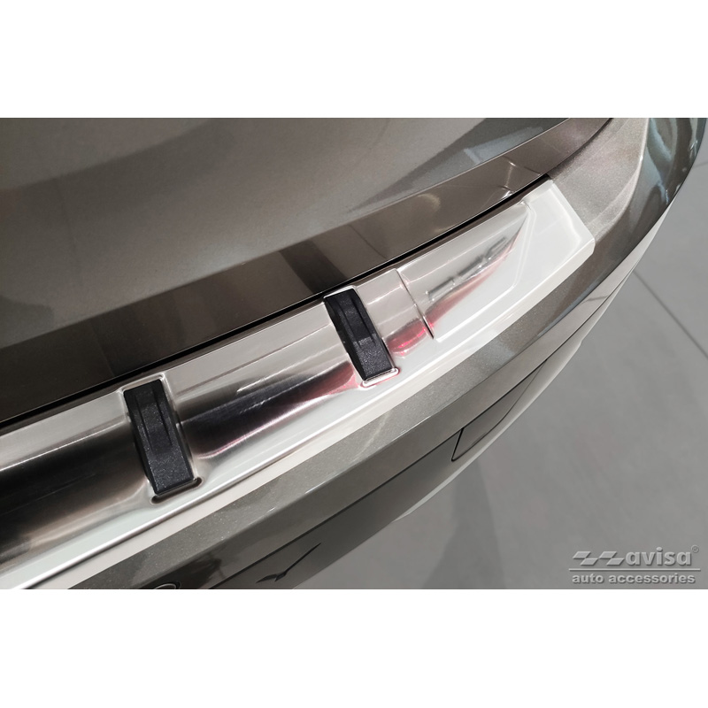 Stainless Steel Rear bumper protector  Volvo V90 II 2016- (incl. Cross Country) 'STRONG EDITION'