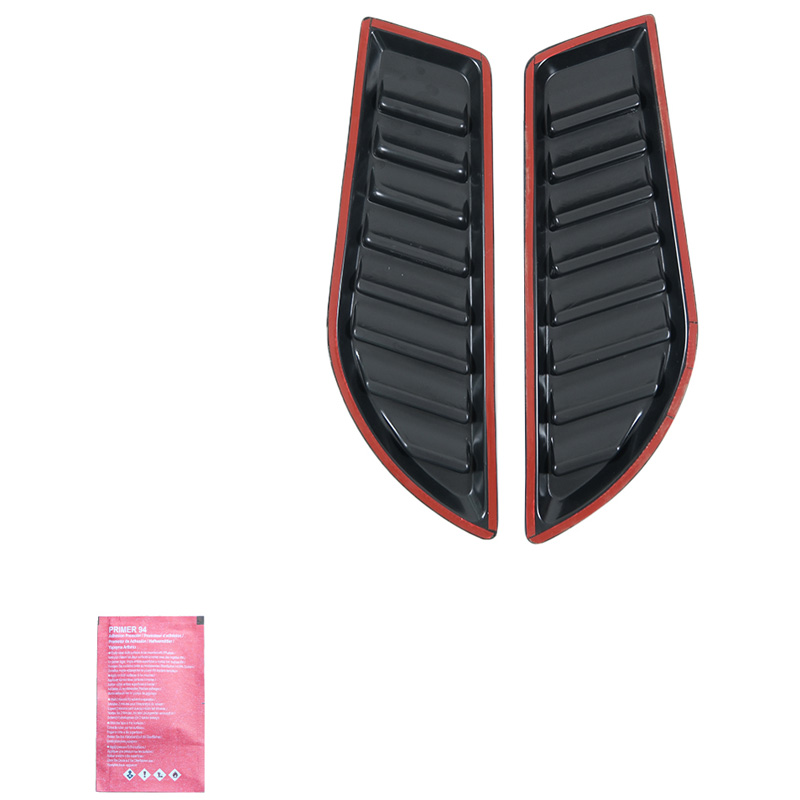 Set motorkapluchtinlaten Pick-Up 4x4 - Universeel - Matzwart