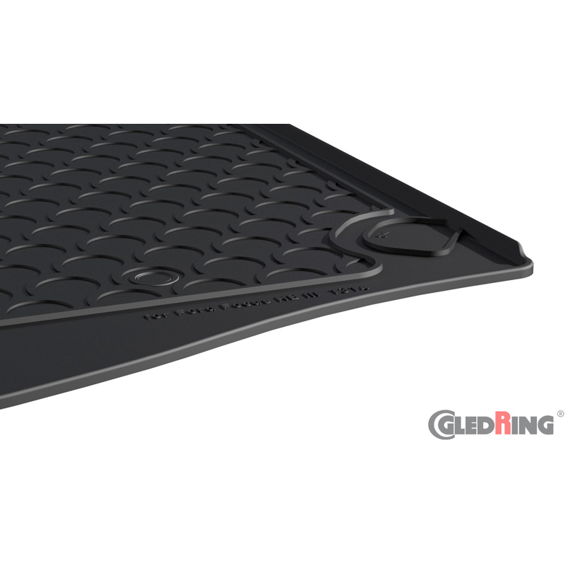 Rubbasol (Rubber) Trunk mat  Ford Focus III HB 5-doors 2011-2018 (narrow spare tyre)