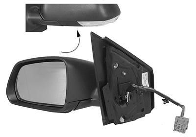 spiegel, elektr verstelb, verwarmd, rechts VW Polo, 2005-2009