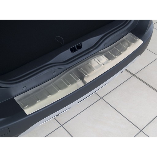 Achterbumper bescherming Toyota RAV4 2013- RVS Profiled/ribs