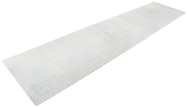 Race mesh aluminum - diamond design 6x10mm - 135x30cm