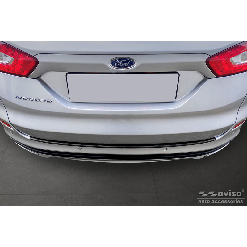 Matzwart RVS Achterbumperprotector  Ford Mondeo V Wagon 2014- 'Ribs'