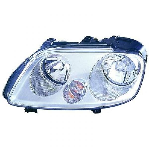 Koplamp links CADDY 04-10 DEPO H1+H7